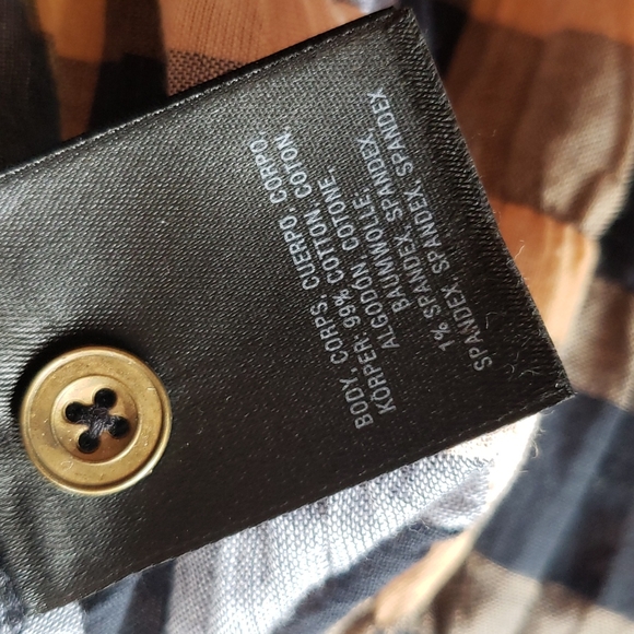 Anthropologie Holding Horses Sunlit Plaid Tunic sz 4 Women's Top - Picture 9 of 14